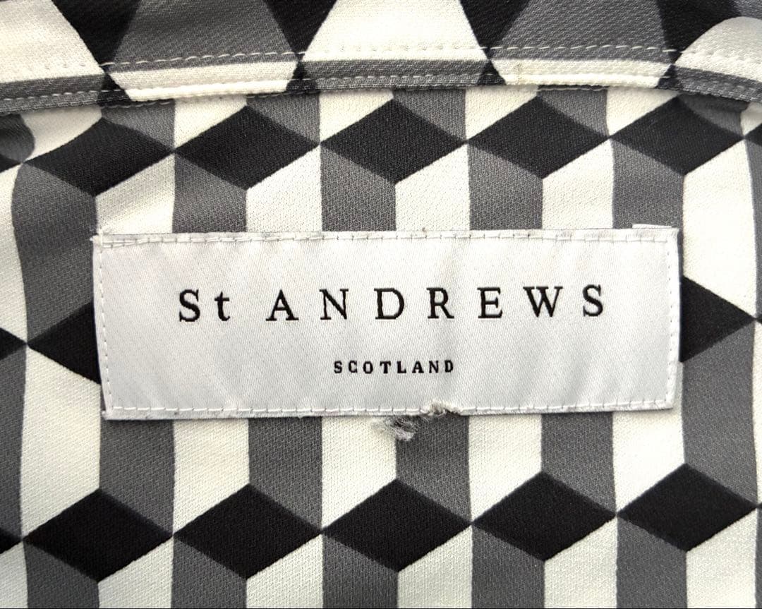 St ANDREWS セントアンドリュース　ポロシャツ LL
