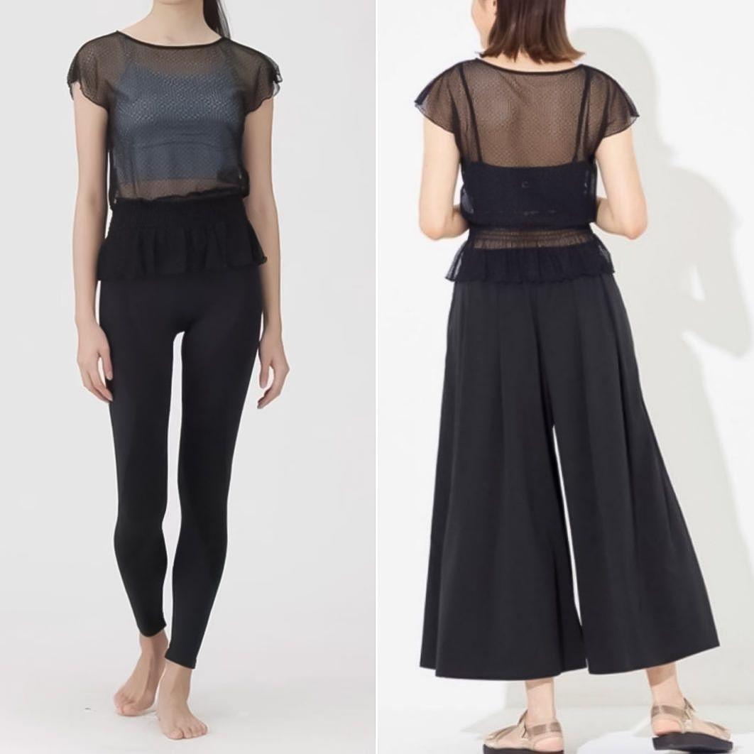 チャコット レーストップ Tシャツ 未使用 バレエ ダンス ヨガ Chacott