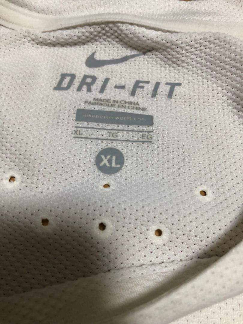 Nike DRI-FIT ナダル Tシャツ XL ホワイト