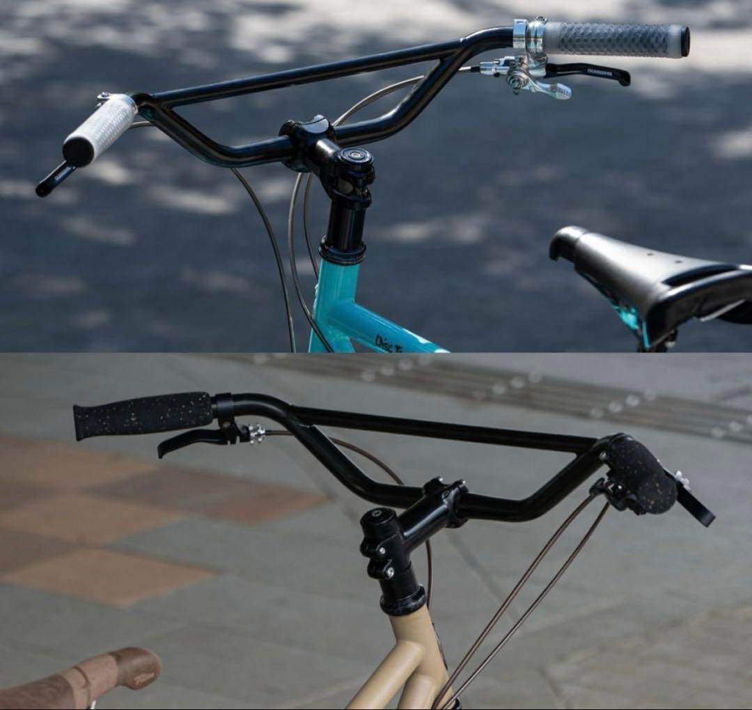 VELO ORANGE klunker bar ブラック　ハンドル ブルーラグ