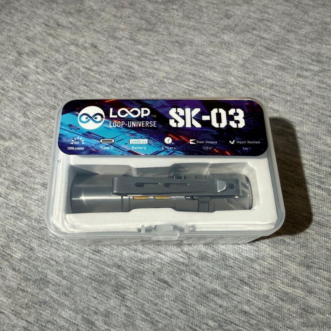 loop gear sk03 edc 懐中電灯 ステンレス製