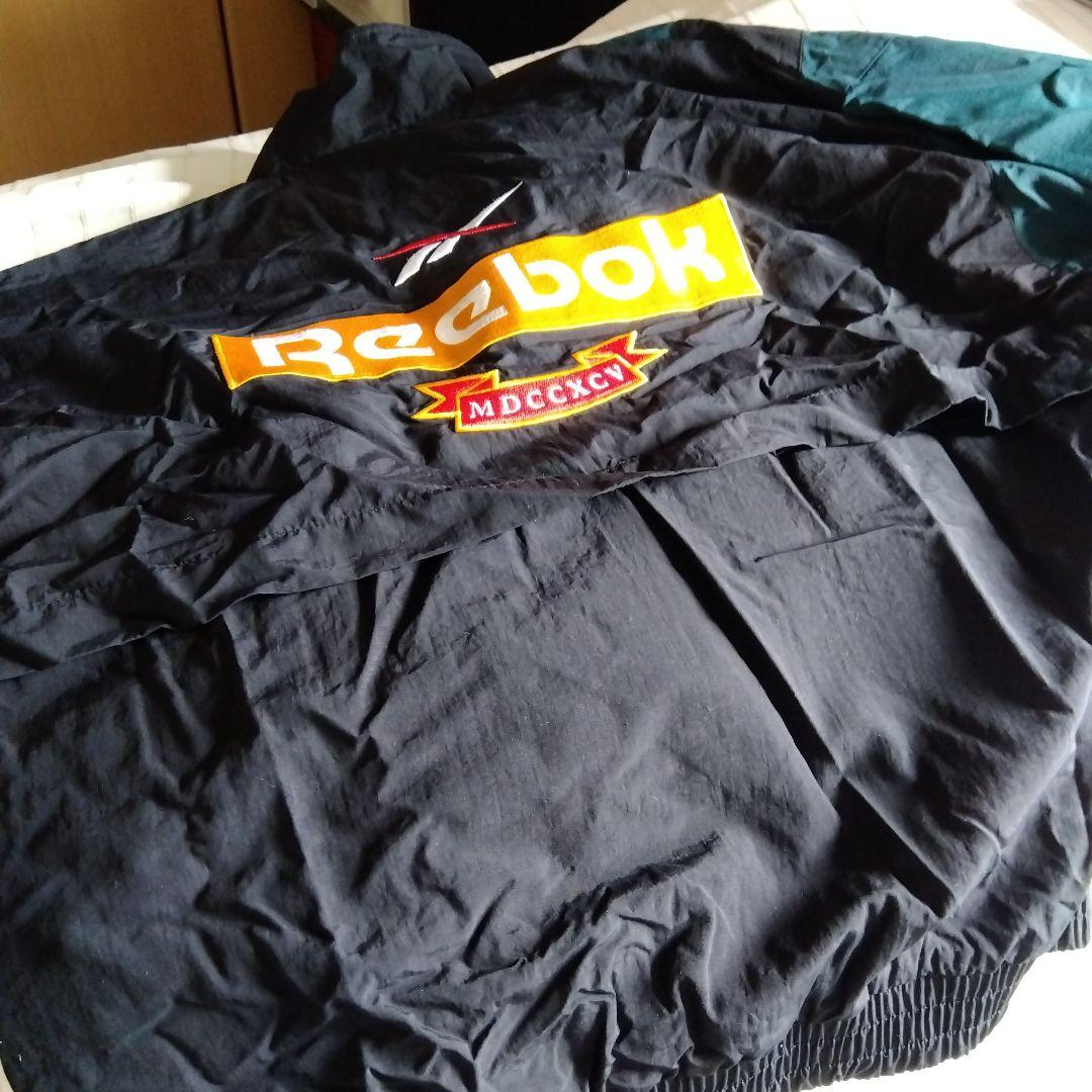 Reebok ジャンバー オークリー上下セット 緑/グレー/紺