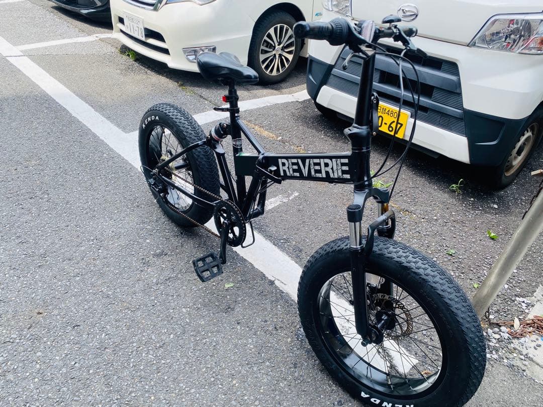 REVERIE 折りたたみ自転車 太いタイヤ Kenda