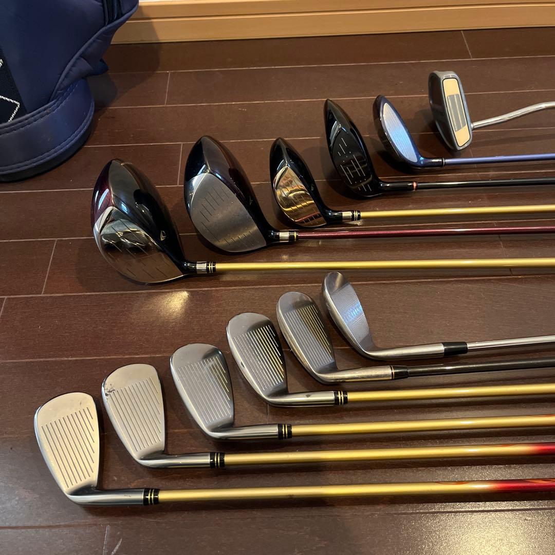 メンズ 右利き キャディーバック・クラブ 12本フルセット！送料込み価格！
