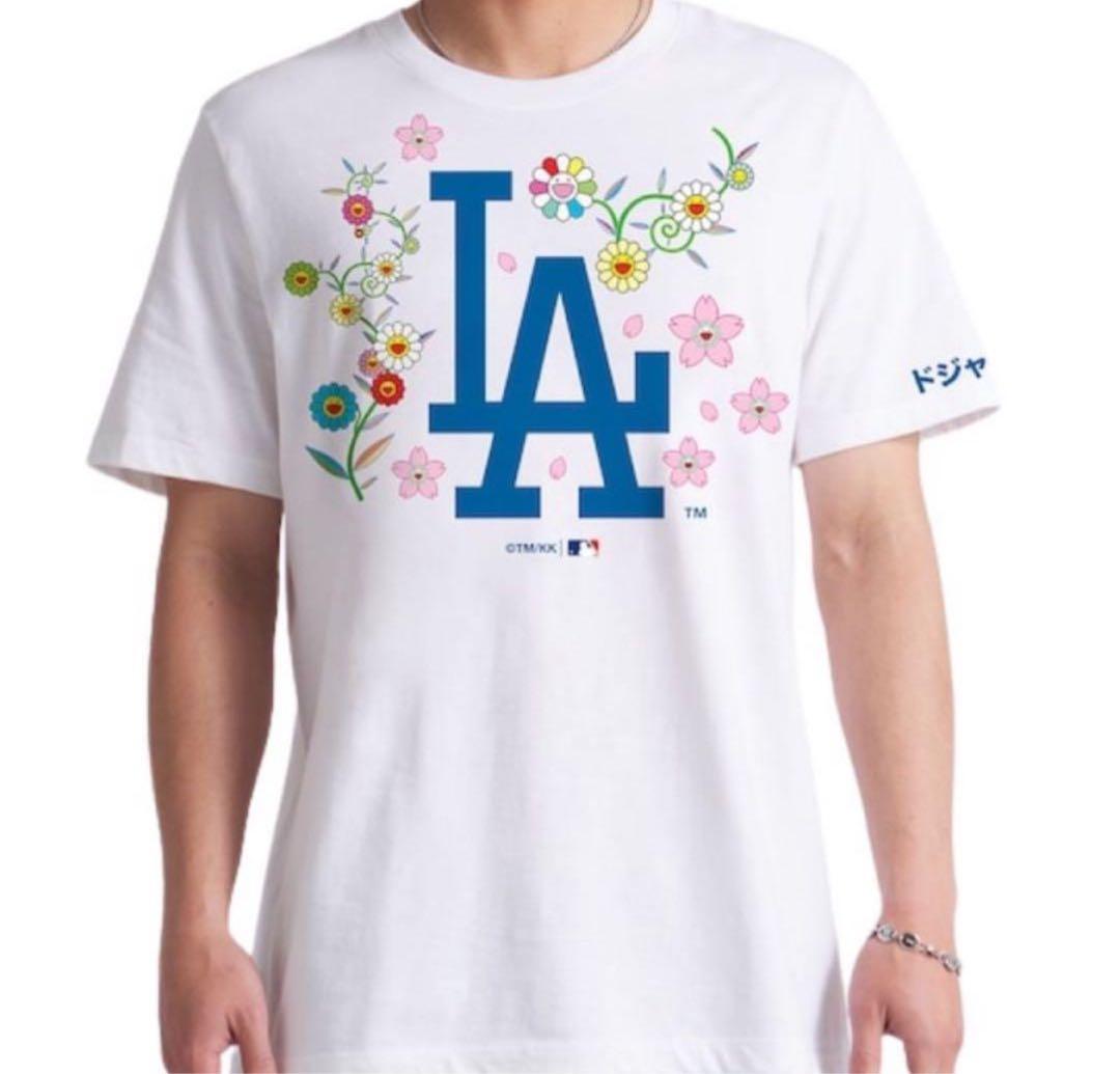 限定完売品 ドジャース 村上隆 特別コラボ Tシャツ サイズL ホワイト