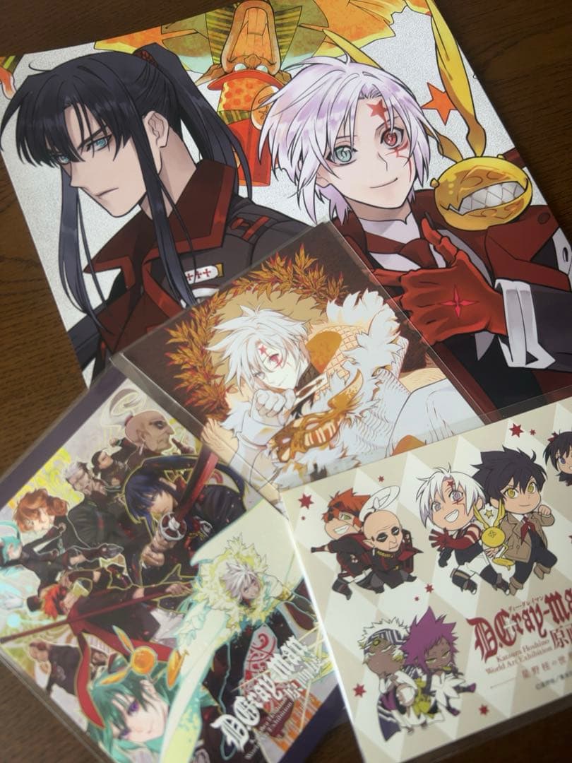 D.Gray-man原画展 公式イラストブック+入場特典3枚セット