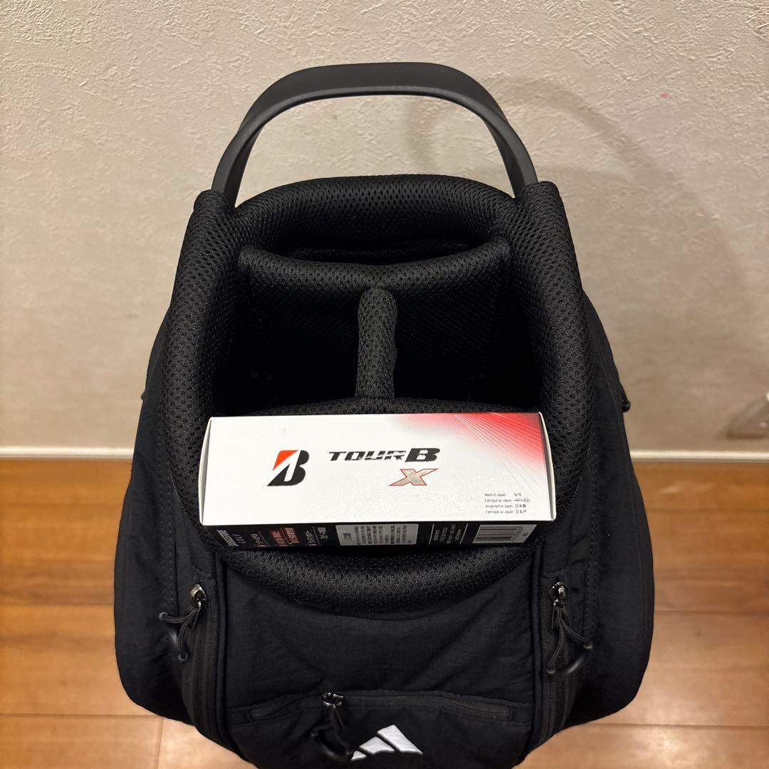adidas ブラック ゴルフバッグ・キャディバッグ