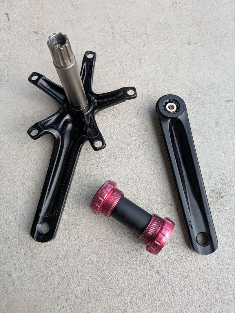 パーツ sram omunium crank bb set 167.5mm