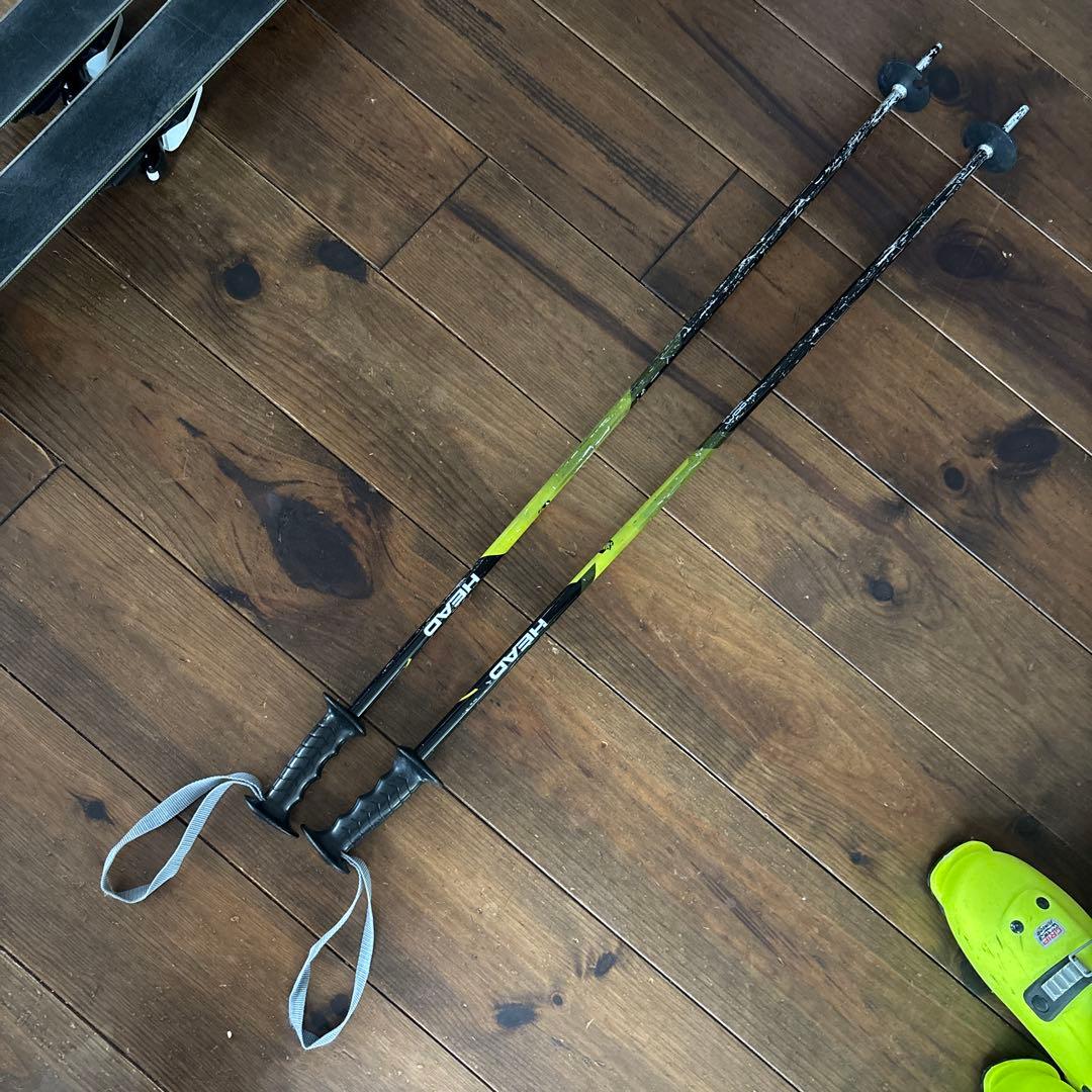 HEAD スキーセット バインディング付き　117センチ　ブーツ22.5センチ