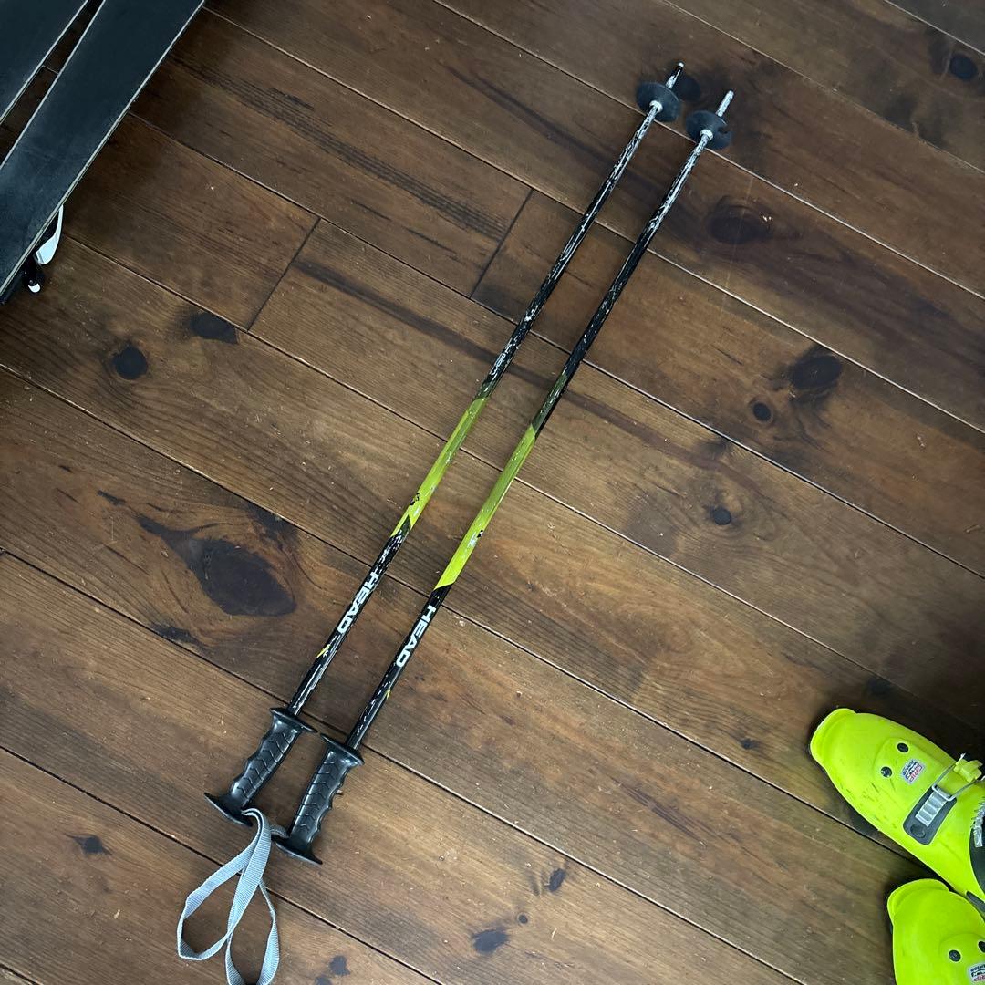 HEAD スキーセット バインディング付き　117センチ　ブーツ22.5センチ