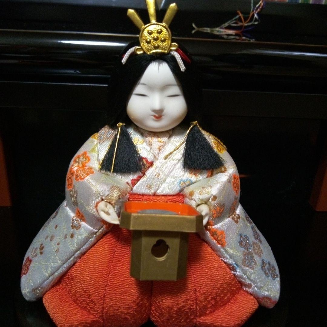 「江戸木目込み」雛人形「吉野雛・一秀作」四段飾