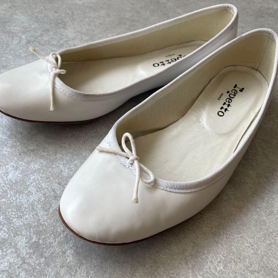 美品【定価4万】Repette CENDRILLON Smooth WHITE