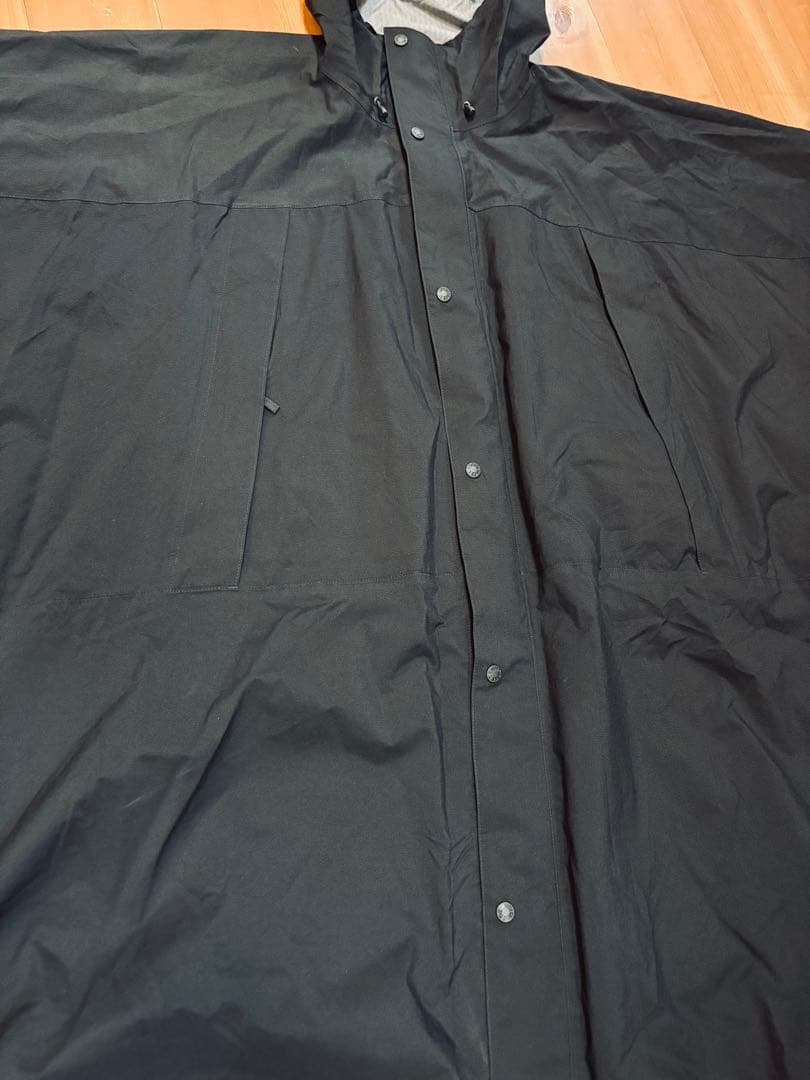 【美品】THE NORTH FACE　タグアン ポンチョ　ブラック　L