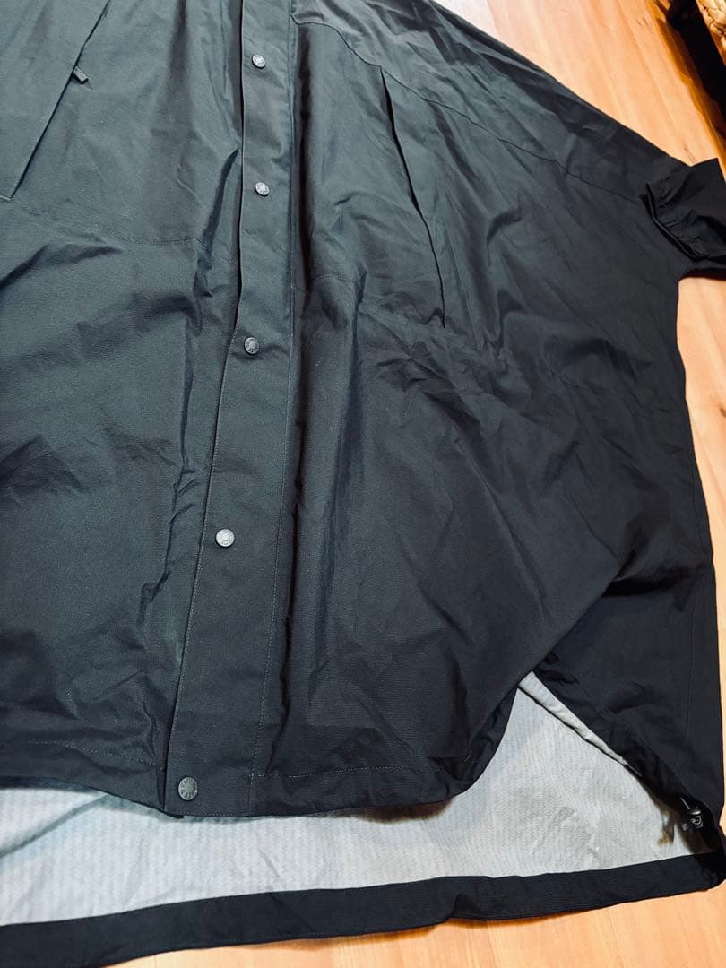 【美品】THE NORTH FACE　タグアン ポンチョ　ブラック　L