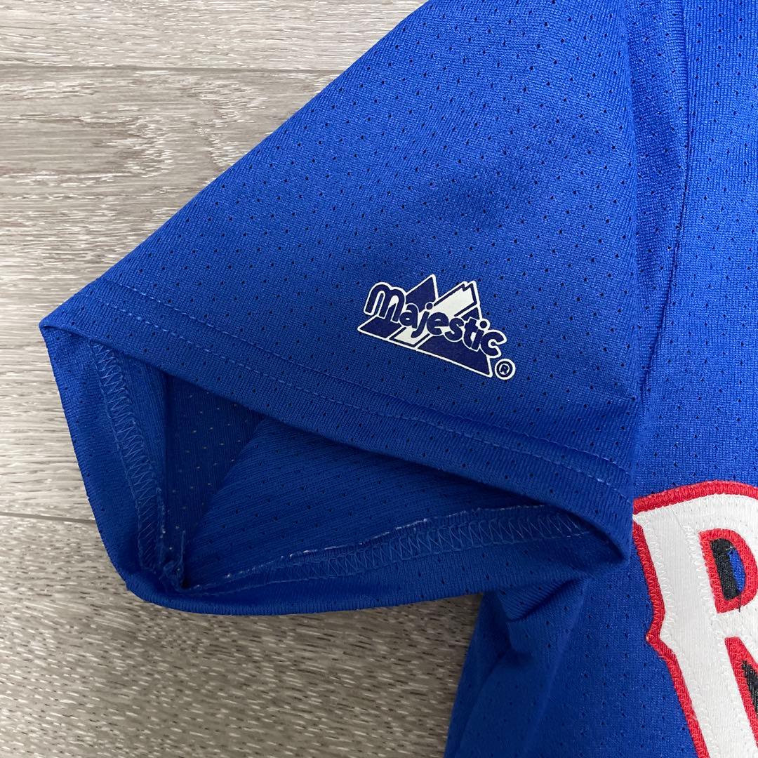 極美品 Majestic RANGERS 3 RODRIGUEZ Jersey