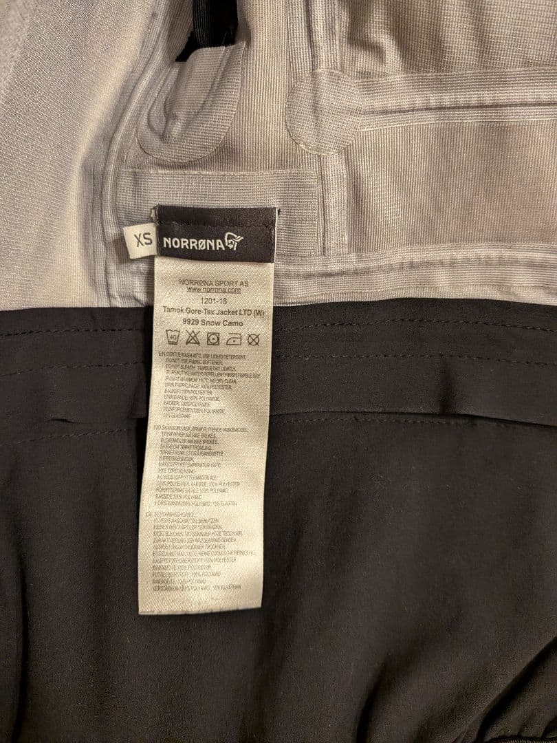 定価10万☆ノローナ NORRONA Tamok☆ゴアテックス　スノージャケット