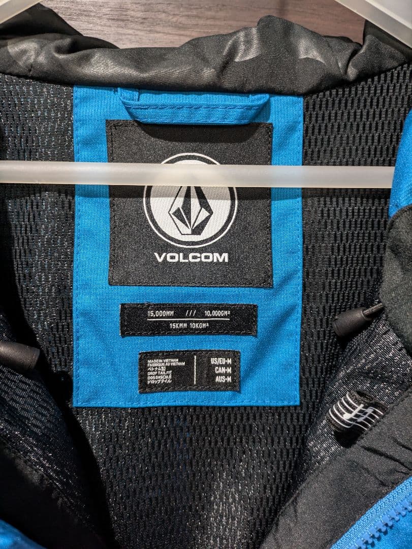 VOLCOM スノーボードジャケット M 青/黒