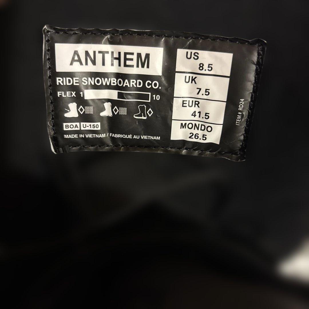 RIDE Anthem スノーボードブーツ 26.5