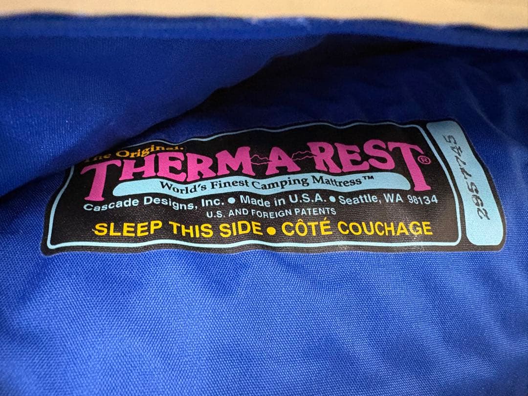 THERM-A-REST サーマレスト インフレーターマット ロング美品中古