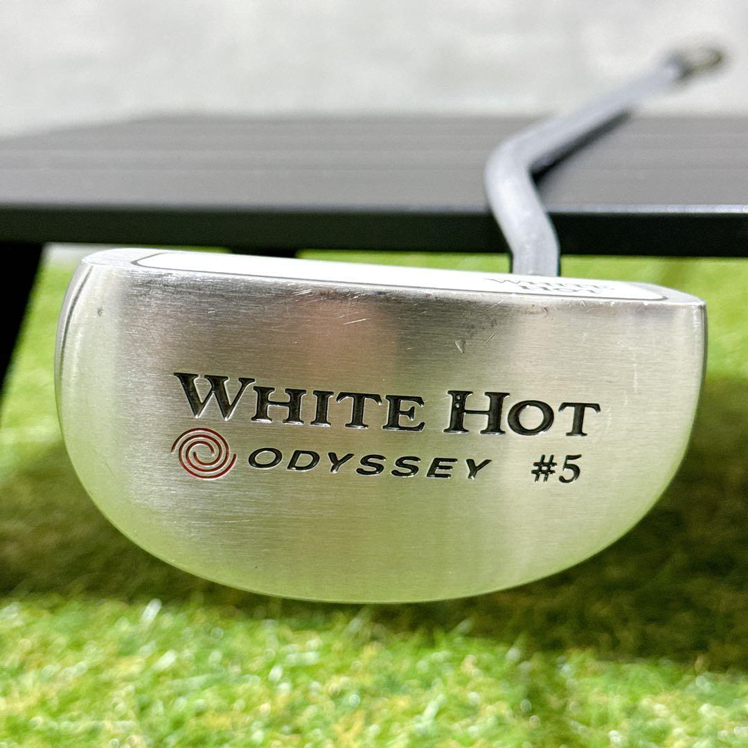 【初代】 ODYSSEY WHITE HOT #5 パター 2ドット【K607】