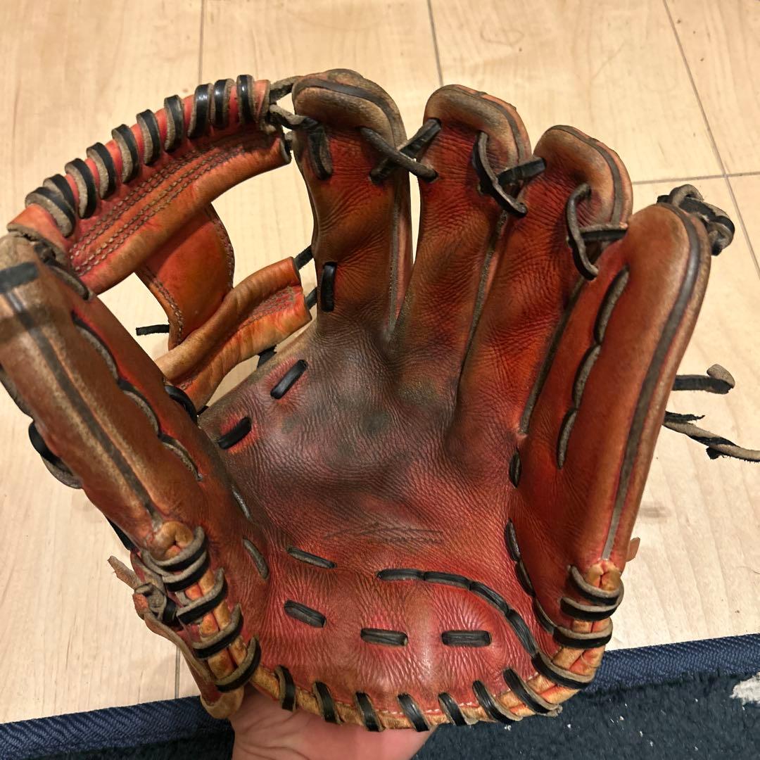 IPセレクト硬式野球グローブ 赤