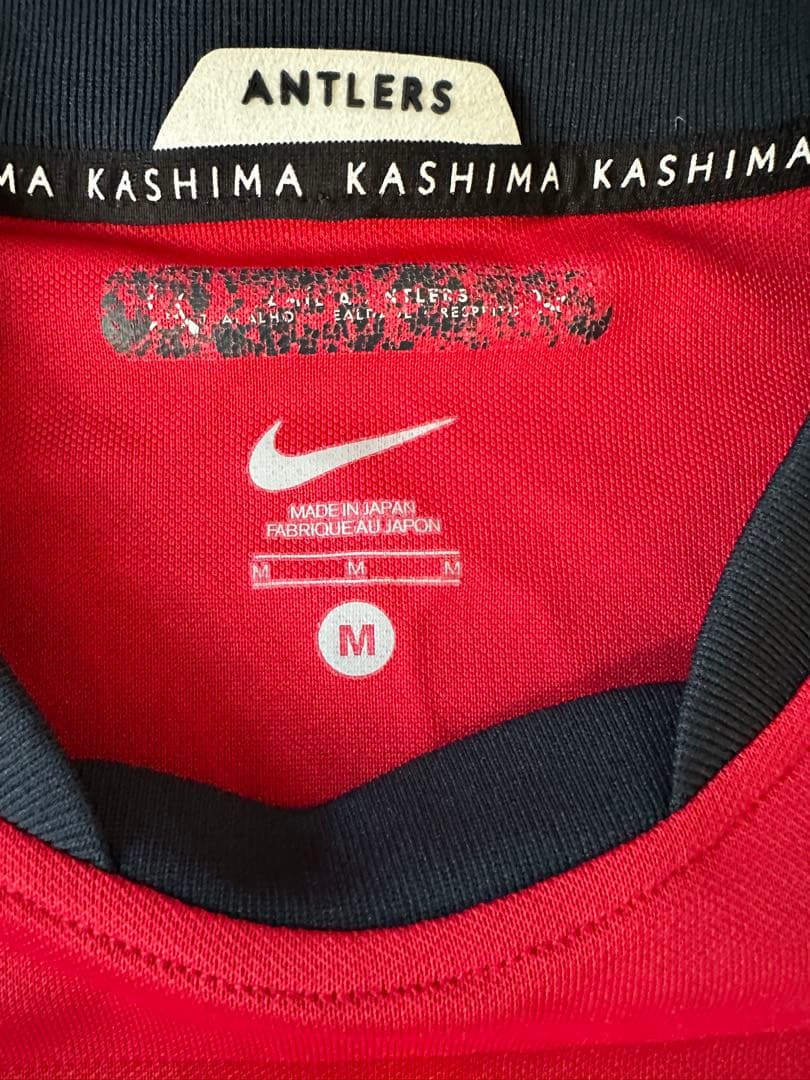 鹿島アントラーズ NIKE 2010ホーム長袖ユニフォームリーグ優勝ワッペン付