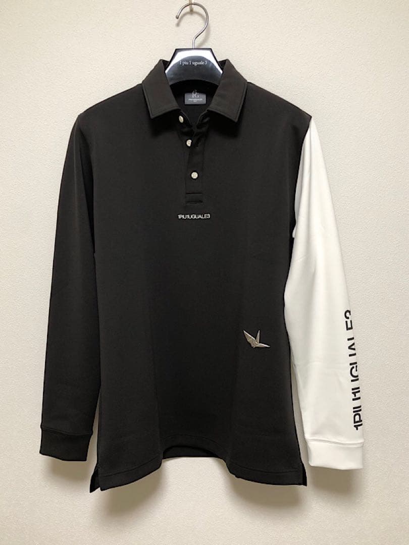 新品1PIU1UGUALE3 GOLF定価4.4万円ADP切替スリーブポロシャツ