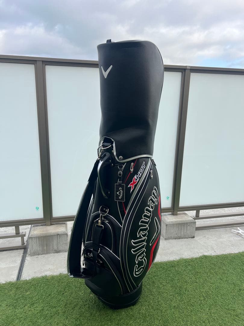 Callaway XHOT ゴルフキャディバッグ ブラック/レッド　新品未使用