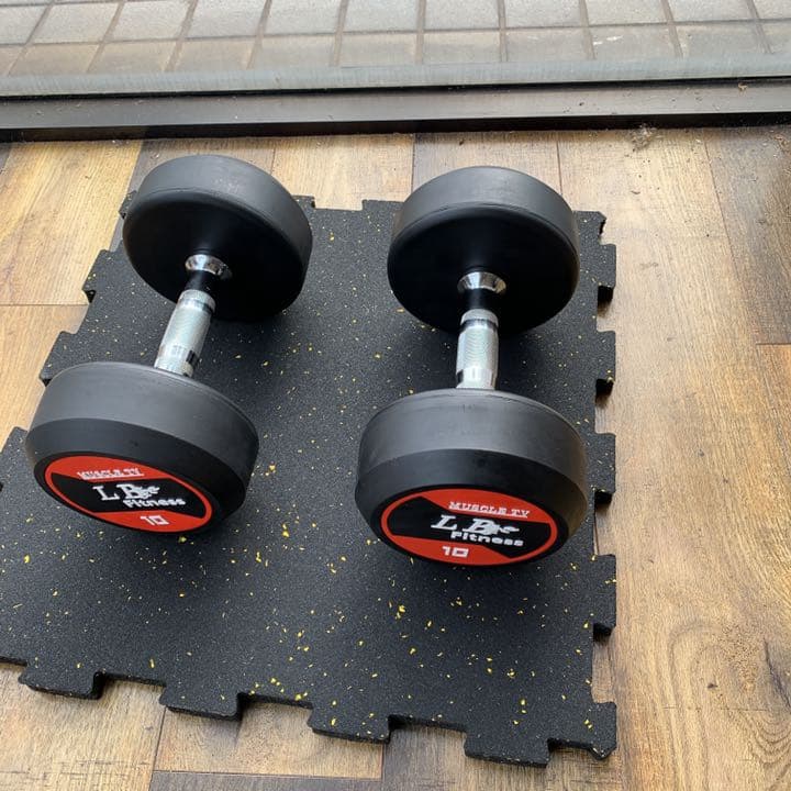 ラバーダンベル　　2.5kg 5kg 7.5kg 10kg 各2個