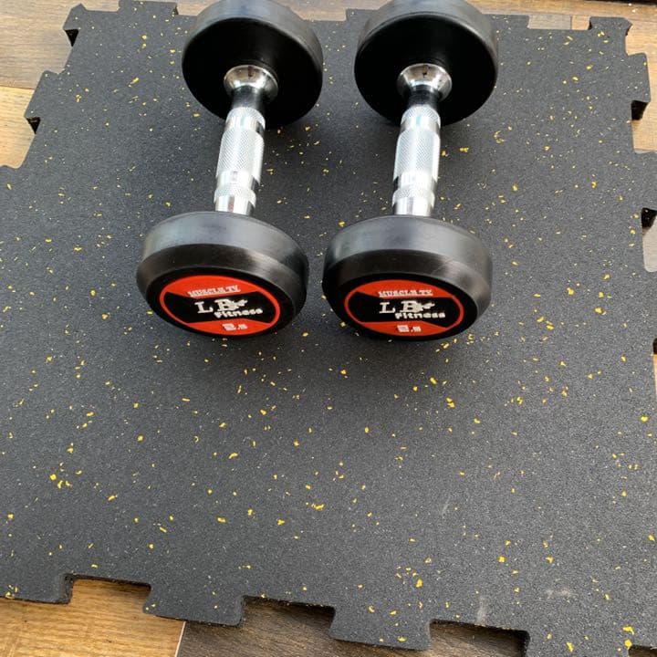 ラバーダンベル　　2.5kg 5kg 7.5kg 10kg 各2個
