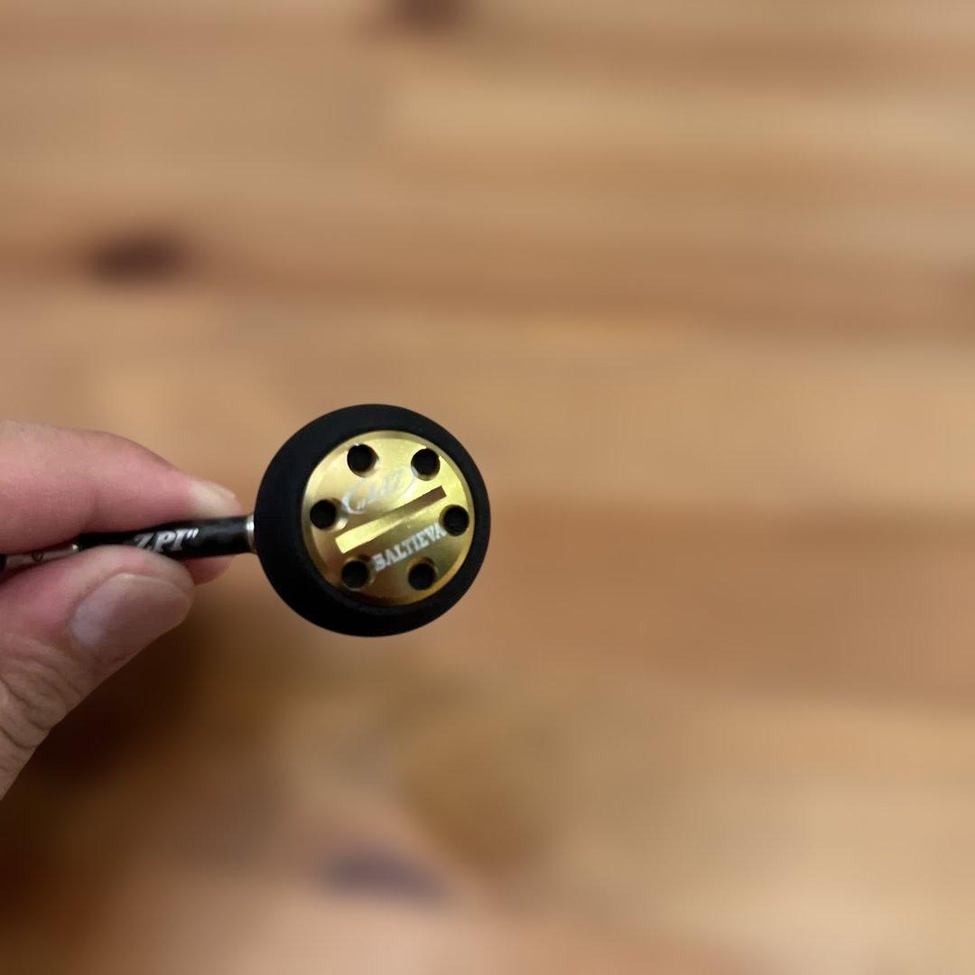 zpi ハンドル　ソルティーバー　シマノ ゴールド　美品