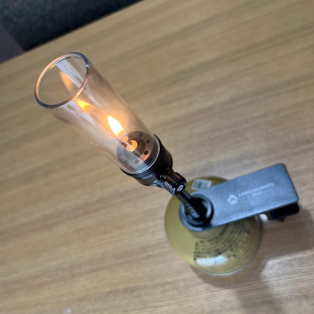 美品　キャンピングムーン　ガスキャンドル　ランタン　5点セット