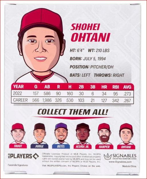 大谷翔平選手！ シグネチャー シリーズ MLB公認