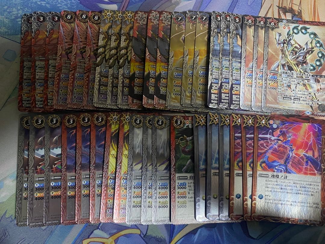 バトルスピリッツ　汎用カードデッキパーツ引退品セット
