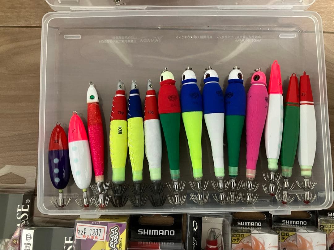 イカメタル　ガマカツ　エギドロッパー　ヤマシタ　シマノ　スッテ　ドロッパーセット