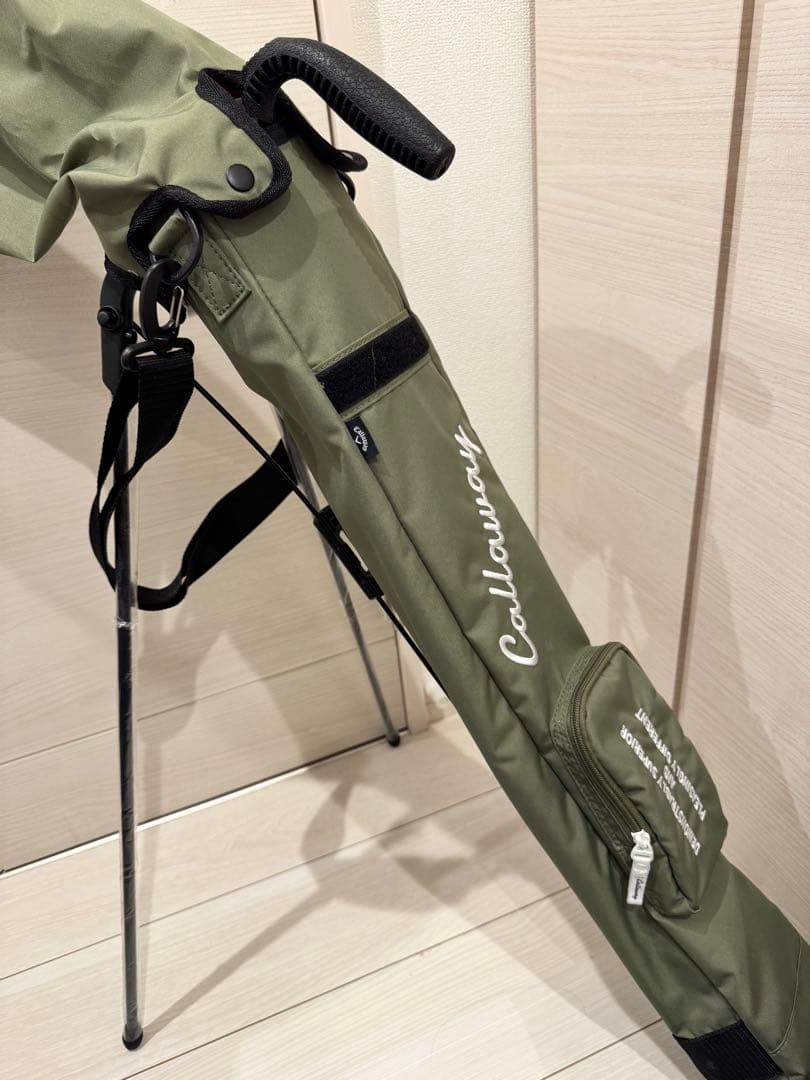 グリーンフォーク付き【美品】Callaway スタンド付きゴルフクラブケース
