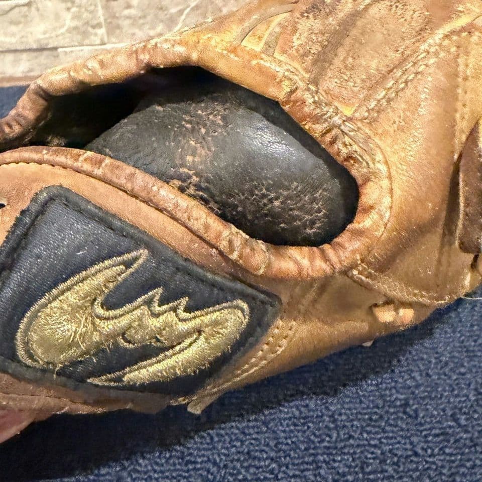 一般軟式用 野球グローブ 外野手用 本革 ブラウン
