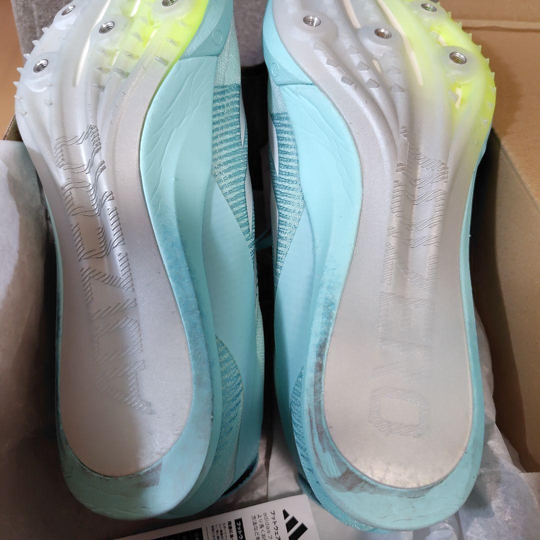 adizero Finesse スパイクシューズ 27cm ミントグリーン