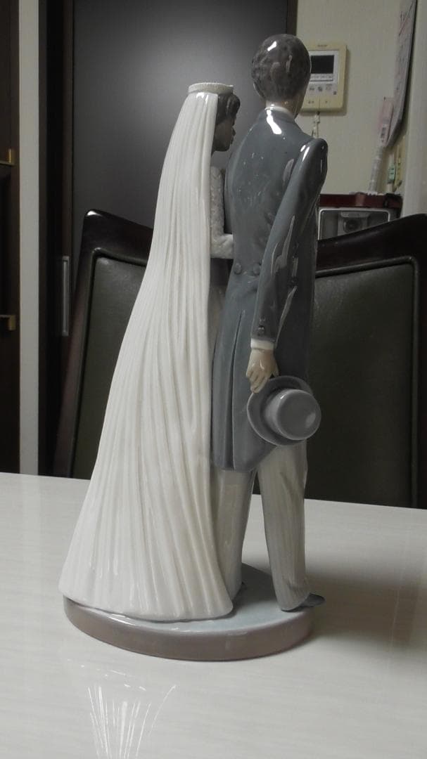 LLADRO　リヤドロ【ウエディング】Ｈ＝28　リアドロ　インテリア　Ｌ535