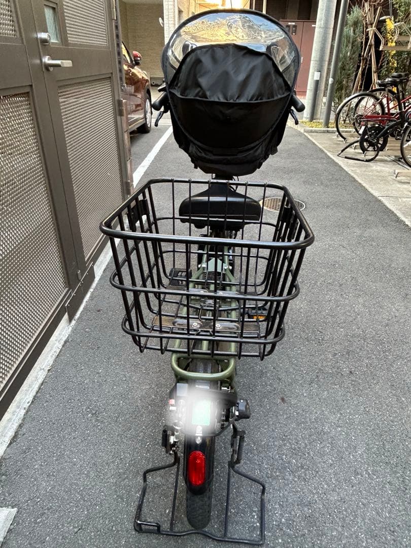 パナソニック ギュット・クルーム DX 電動子供のせ自転車 モスグリーン