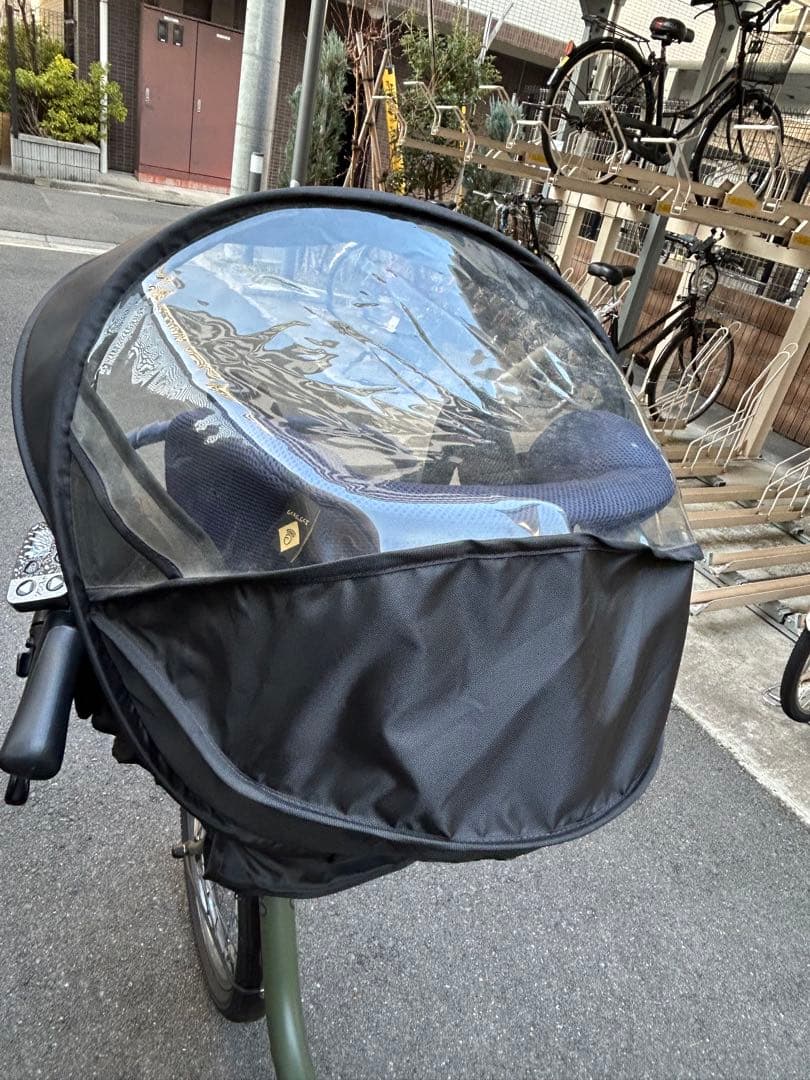 パナソニック ギュット・クルーム DX 電動子供のせ自転車 モスグリーン