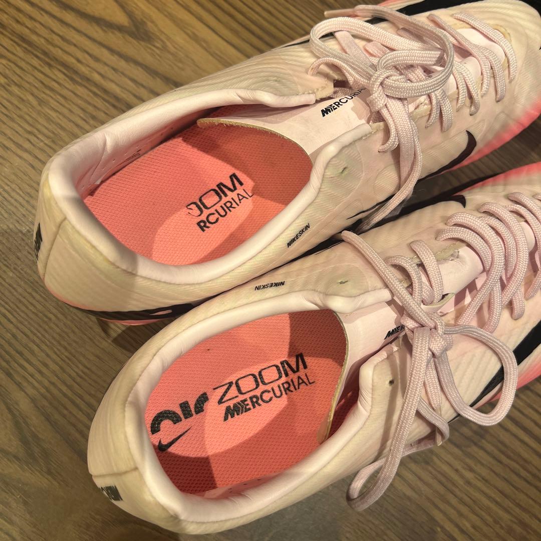 極美品！Nike Mercurial サッカーシューズ ピンク/ブラック