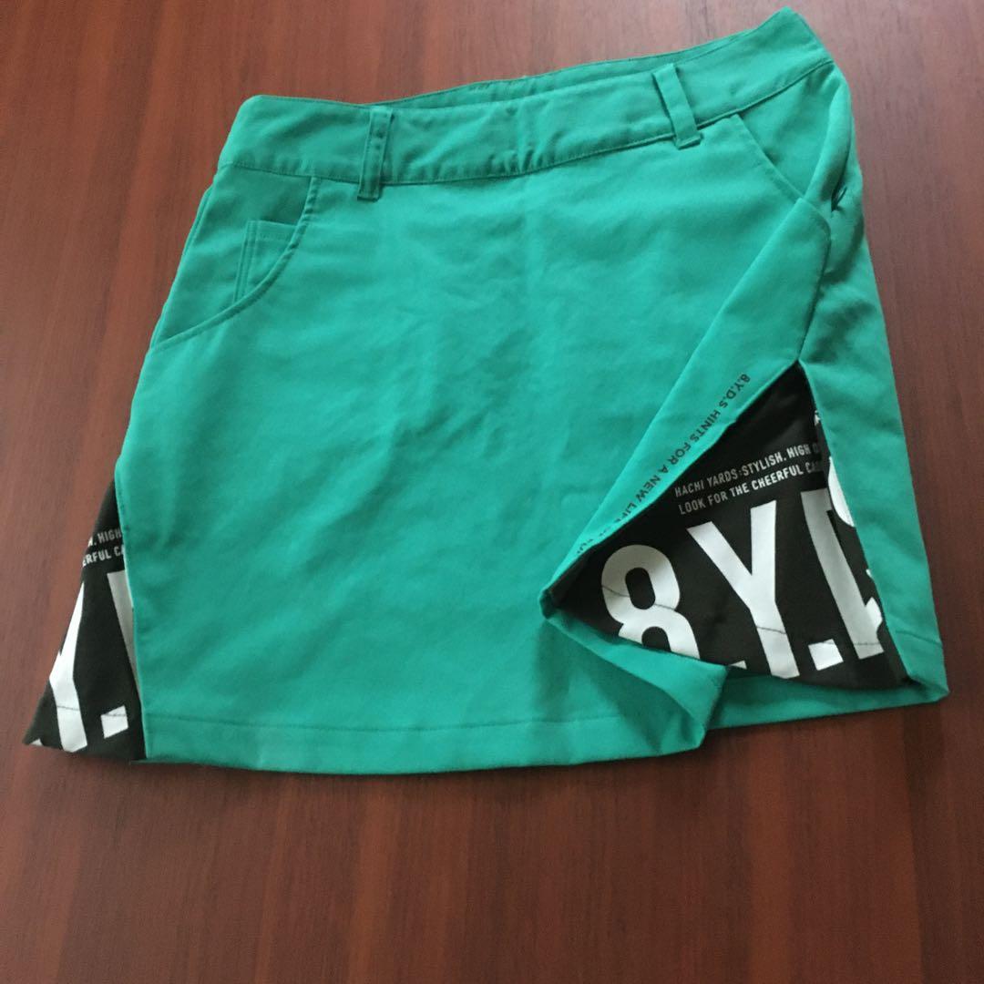 8YARDS グリーンスカート M