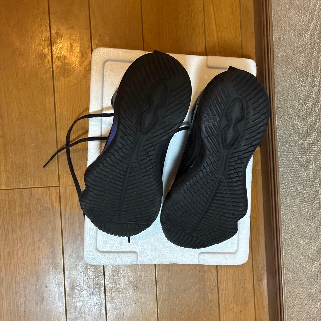 asics バスケットボールシューズ ブラック/ブルー