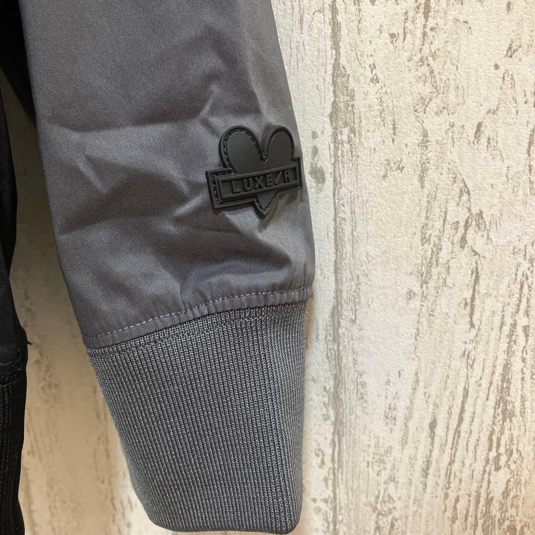 LUXE/R GOLF ストレッチ布帛 切り替え長袖パーカー