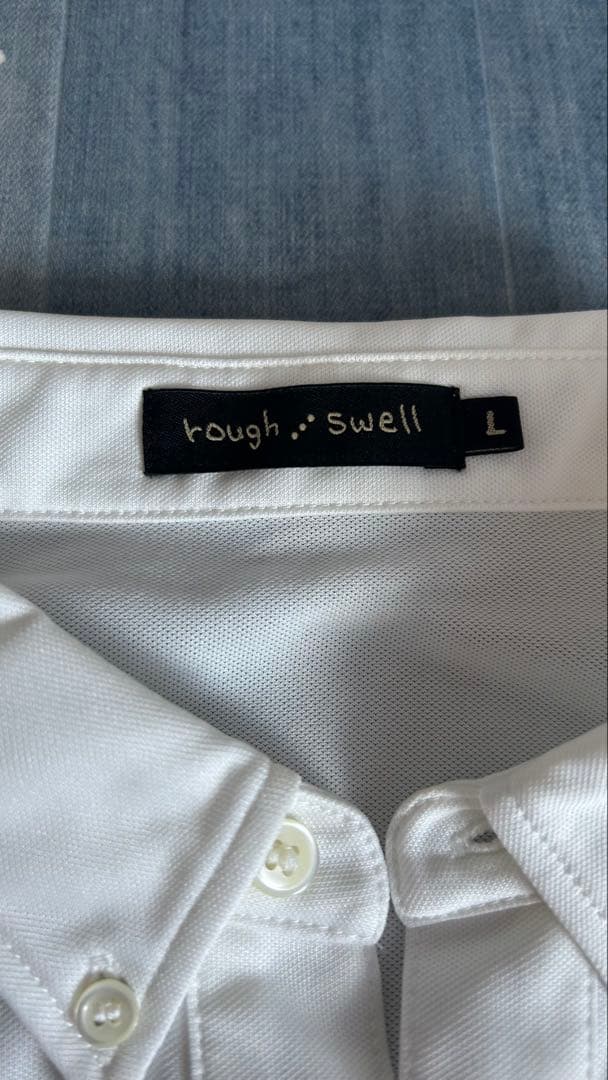 〔Trout 〕Rough & Swell ポロシャツ ホワイト