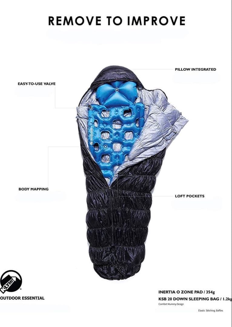 Klymit Inertia O Zone クライミット イナーシャ　オゾン