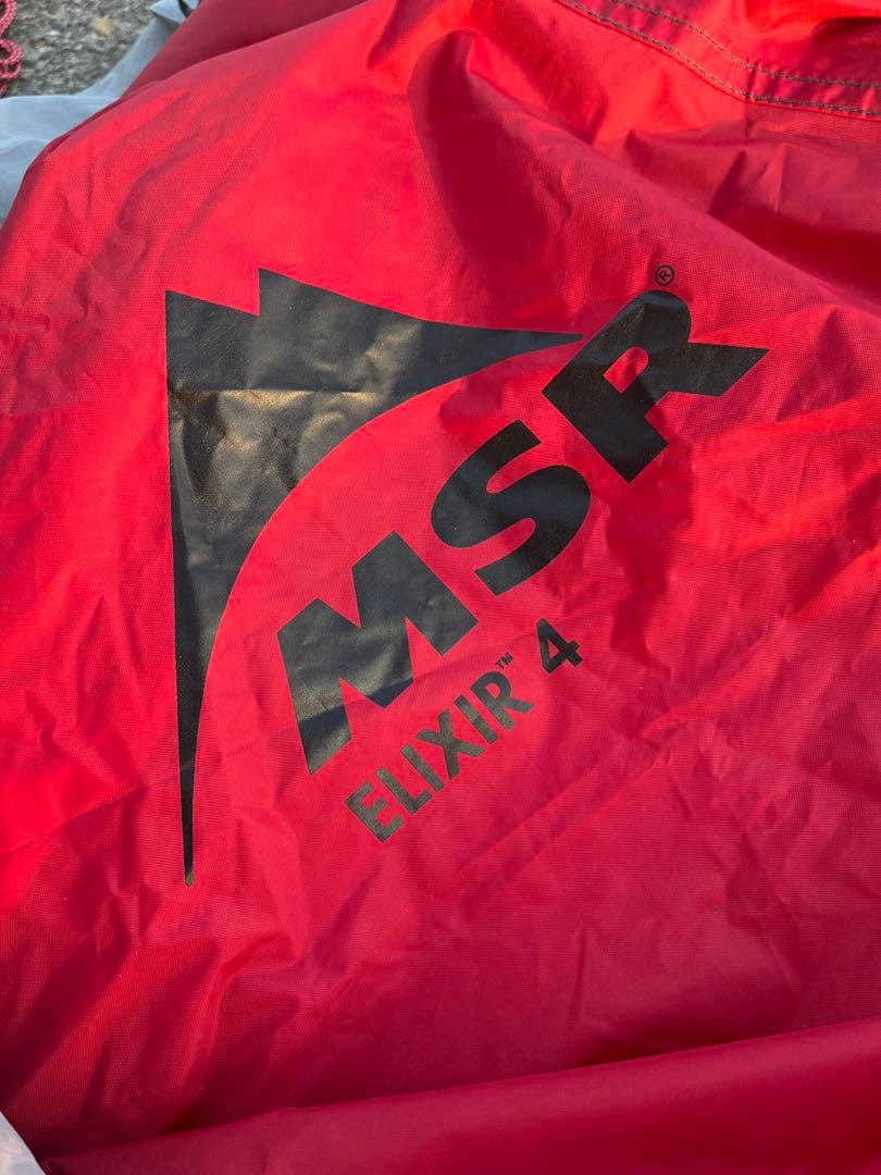 美品　エリクサー4 msr テント