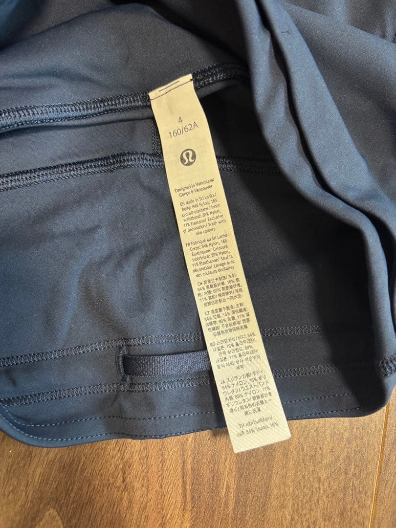 Lululemon ハーフタイツサイズ4