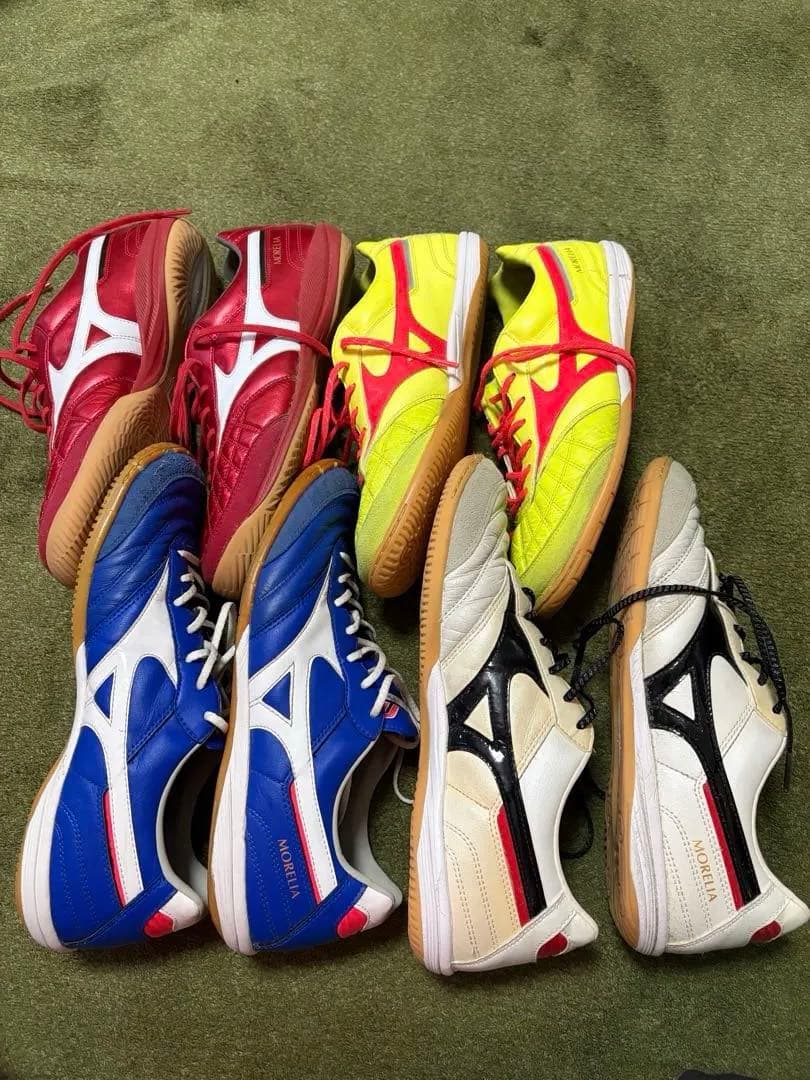 Mizuno モレリア　フットサル　4足セット　27.5